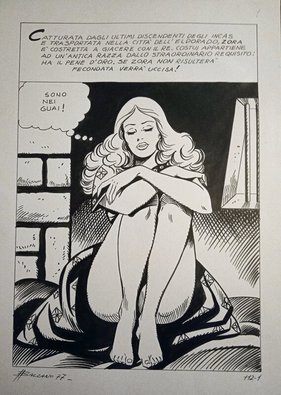 Zora la vampira by Birago Balzano - Comic Strip