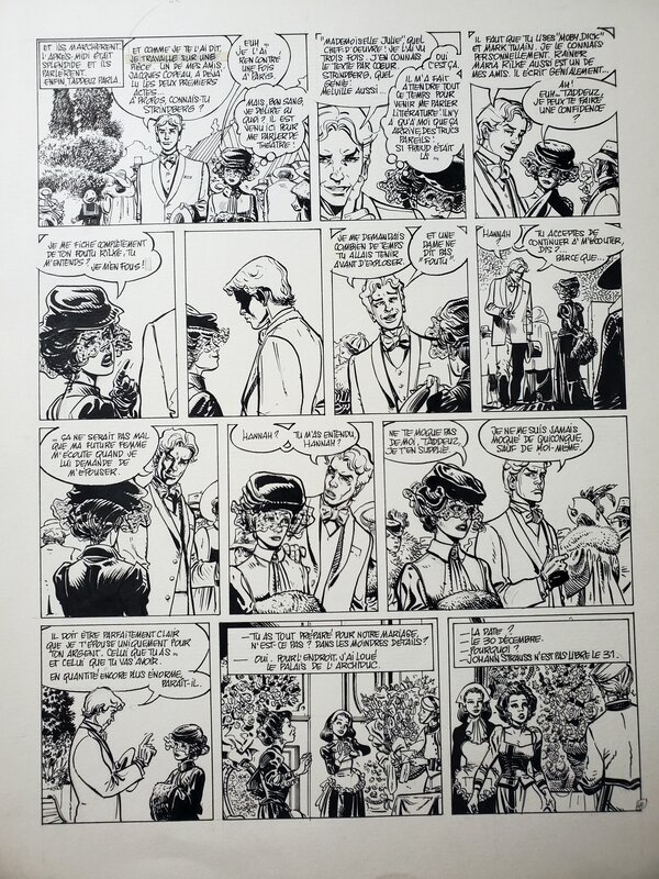 Franz, HANNAH T3 L'IRRESISTIBLE ASCENSION - Planche originale