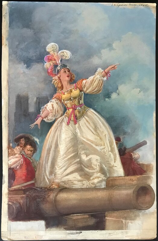 John Millar Watt, La Grande Madamoiselle - Original Illustration