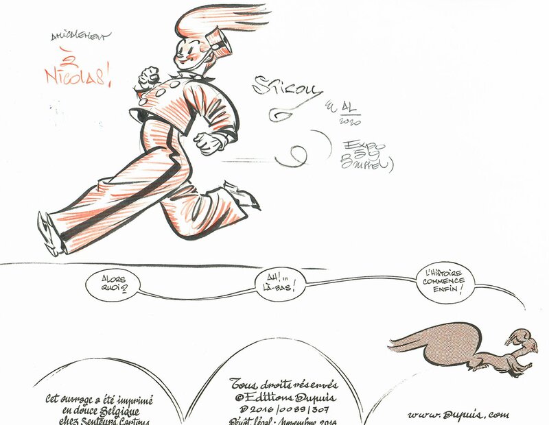 Alec Séverin, A tous les coups c'est Spirou - Sketch