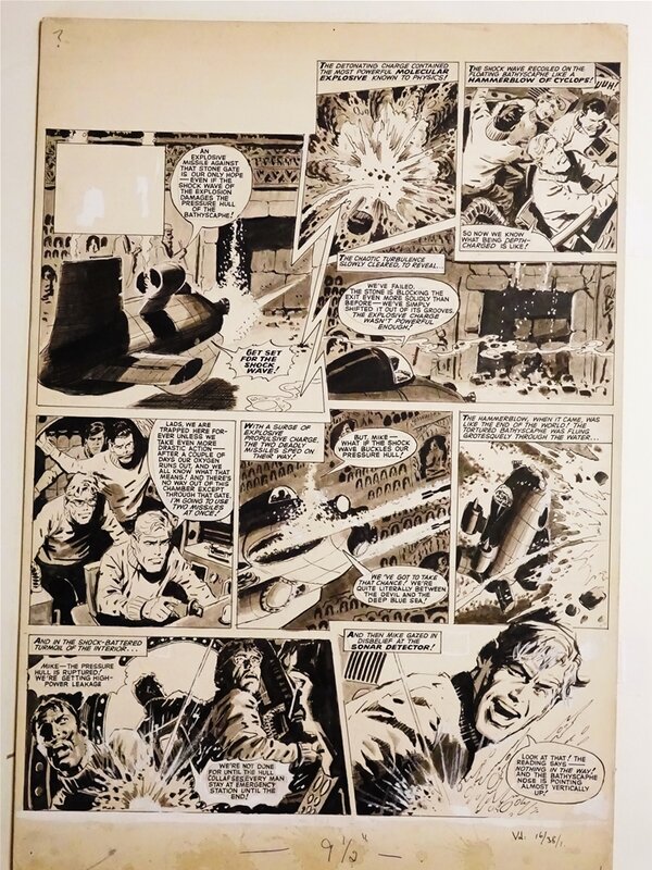 En vente - Gerald Haylock, The Guinea-pig, Eagle vol.16 n°35 - Planche originale