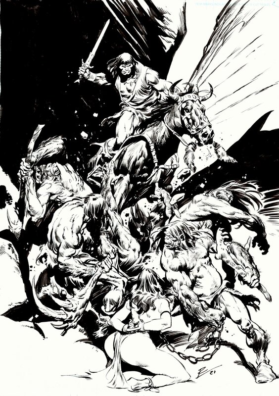 Roberto de la Torre - Conan - Original art