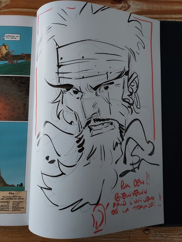 Sinbad T1 Canal BD by Pierre Alary - Sketch