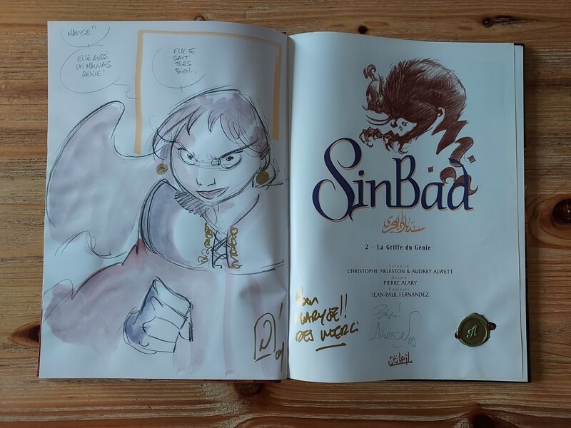 Sinbad T2 par Pierre Alary - Dédicace