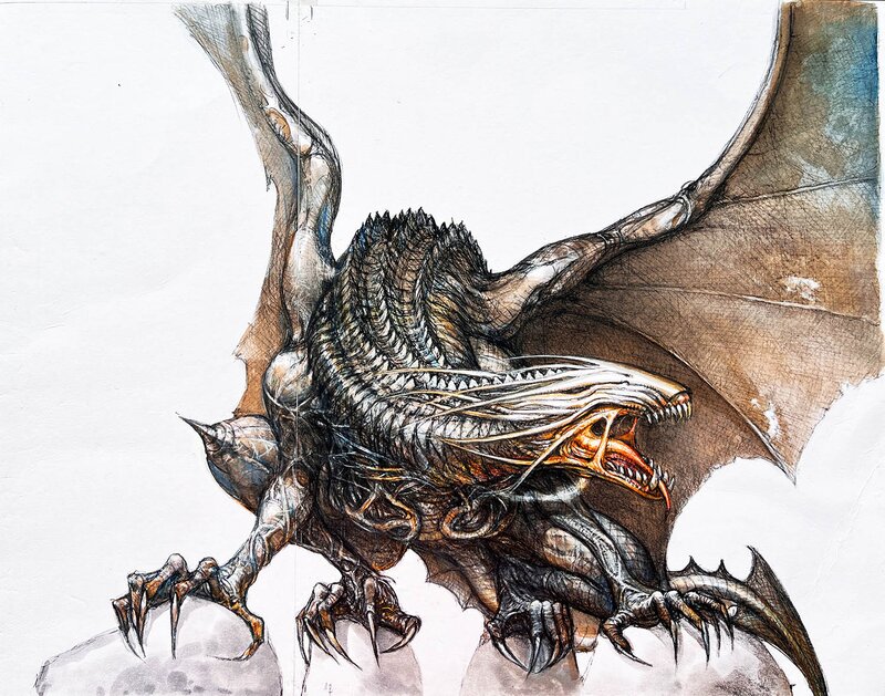 En vente - Moi Dragon, Tome 1 par Juan Giménez - Couverture originale