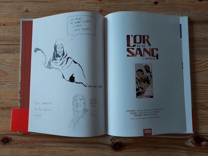 L'or et le sang by Merwan, Fabien Bedouel, Fabien Nury - Sketch