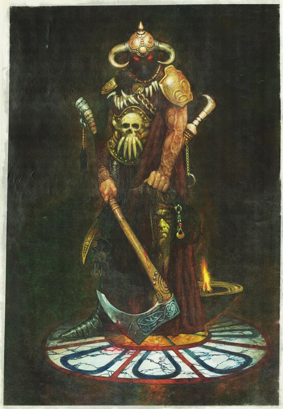 En vente - Death Dealer par Manuel Sanjulián - Planche originale