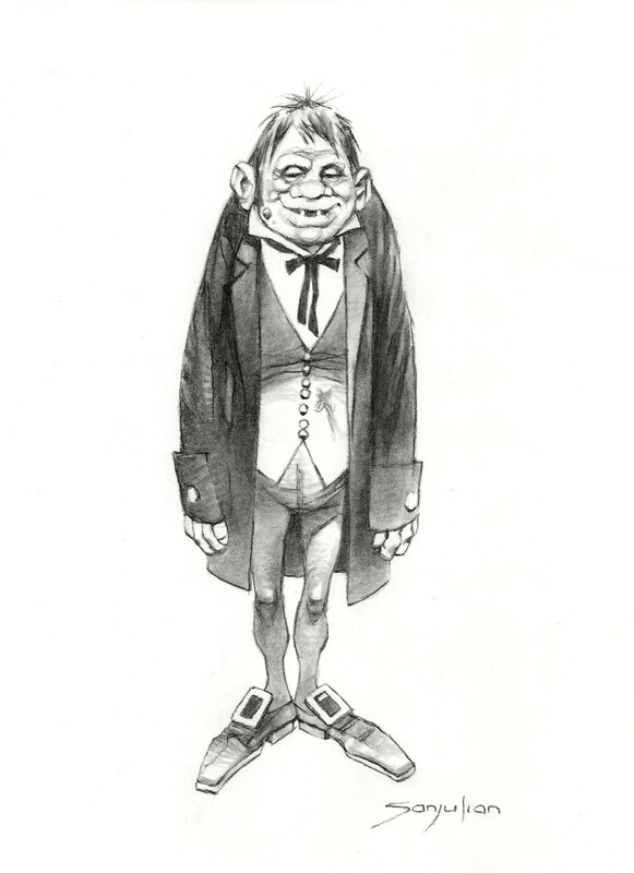 En vente - Eerie par Manuel Sanjulián - Illustration originale
