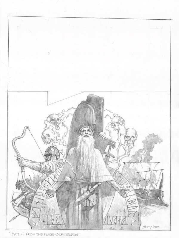 For sale - Manuel Sanjulián, Publiée: Contes du Crâne du Magicien: Goodman Games - Original Cover