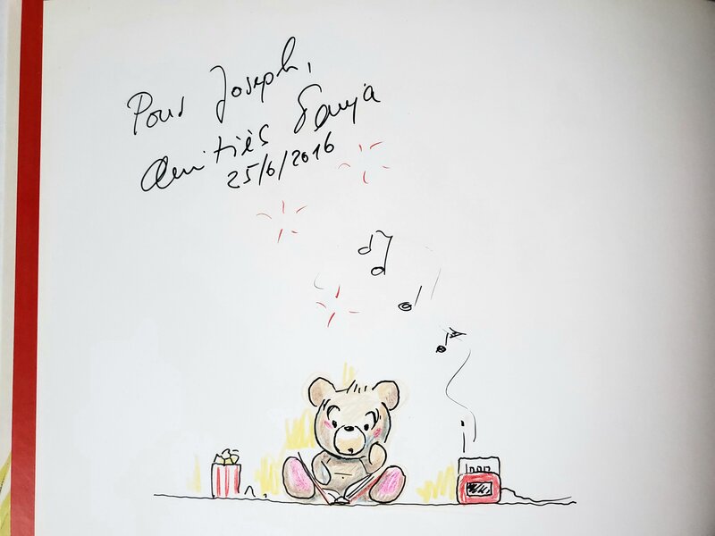 Tanja Wenisch, AZIL T1 CHEZ GAËTAN BECPINCE - Dédicace
