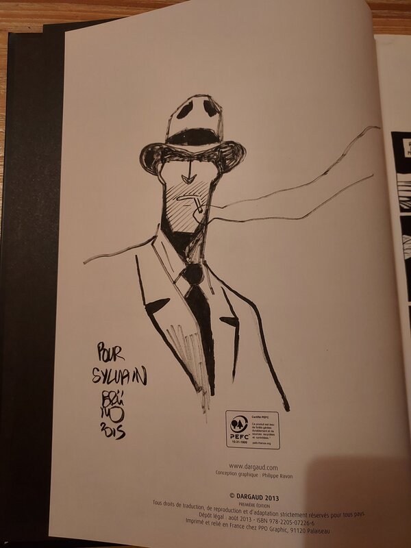 Brüno, Tyler Cross T1 Canal BD - Sketch