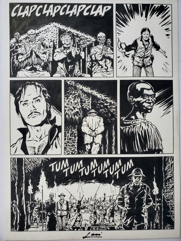 Laci, planche originale BD  ??? - Planche originale