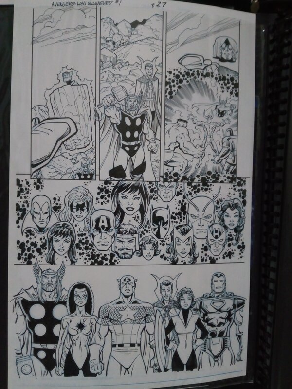 Avengers / ron lim - Planche originale