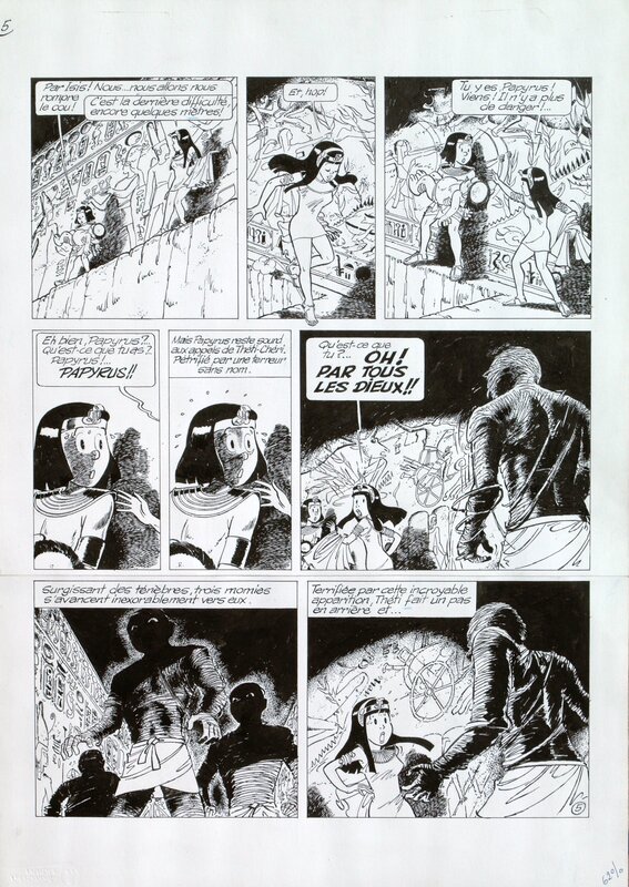 Lucien De Gieter, Papyrus  - Tome#5 – l'Egyptien blanc - Comic Strip
