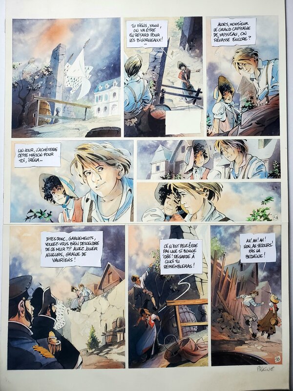 Patrick Prugne, L'AUBERGE DU BOUT DU MONDE   couleur directe - Comic Strip