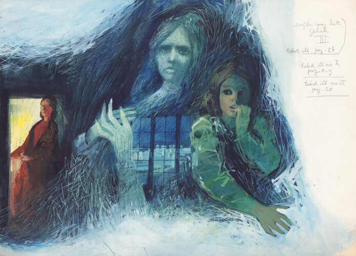 Jan Wesseling | 1975 ca. | Angst voor het geluk III - Illustration originale