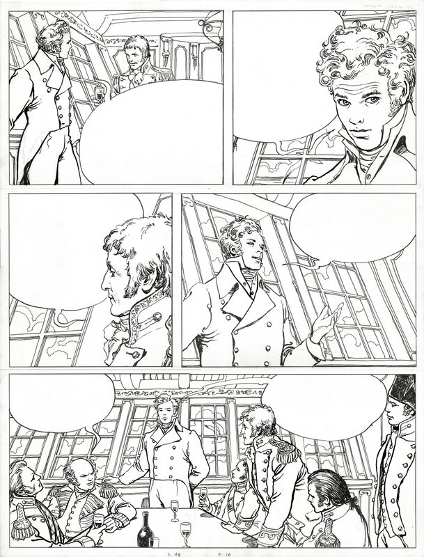 For sale - Milo Manara, El Gaucho, Page 16 (Casterman, 1995) - Comic Strip