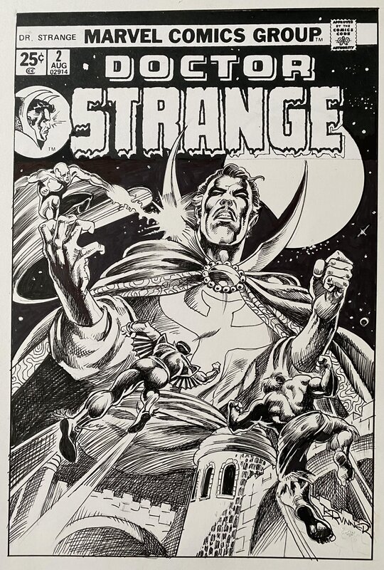 Frank Brunner, Doctor Strange 2 (Recréation) - Couverture originale