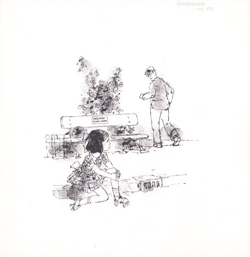 Jan Wesseling | 1989 | Zoiets vergeet je nooit: Verstoppertje - Illustration originale