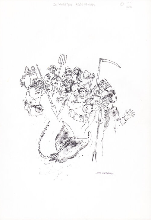Jan Wesseling | 1992 | De Weerter rogstekers: De Weerter rogstekers - Original Illustration