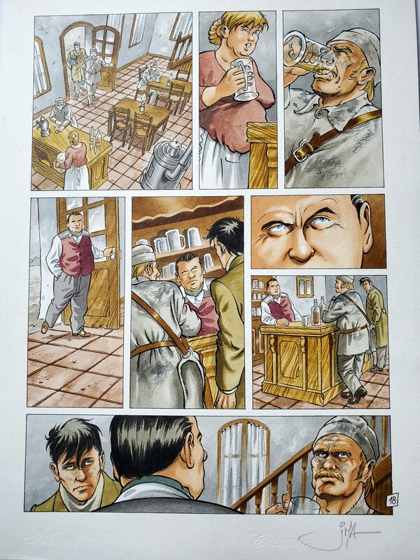 Jean-Michel Arroyo, LES GRANDS CLASSIQUES DE LA LITTERATURE EN BD GERMINAL T12 ou T13  couleur directe - Comic Strip