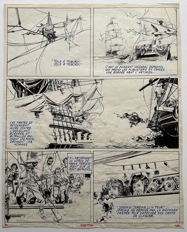Paul Gillon, Jérémie, « Les Dieux Barbares » - Comic Strip