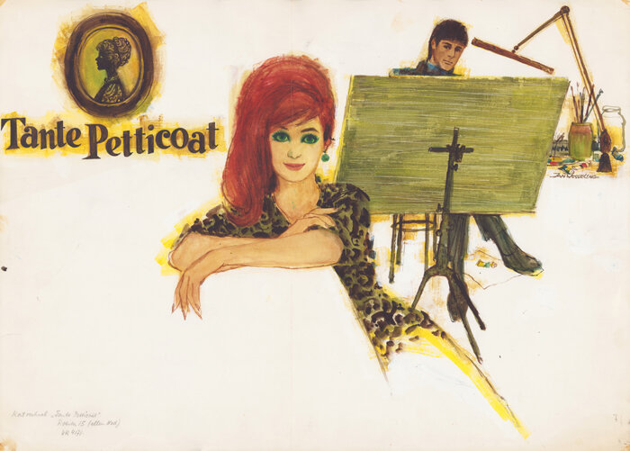 Jan Wesseling | 196? | Rosita: Tante Petticoat - Original Illustration