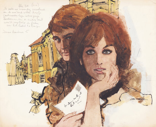 Jan Wesseling | 196? | Rosita: Zomers avontuur 5 - Illustration originale