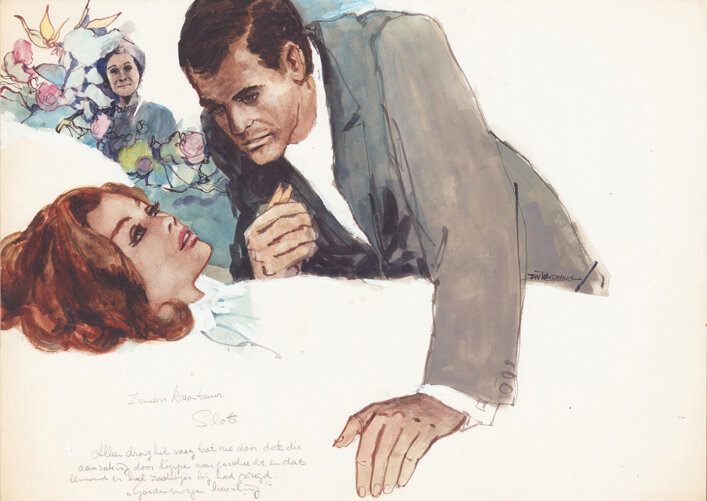 Jan Wesseling | 196? | Rosita: Zomers avontuur slot - Original Illustration