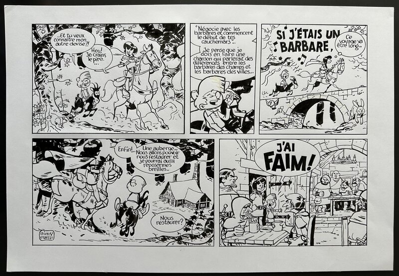Thierry Martin, Journal de Spirou - Les 60 ans de Johan et Pirlouit - Comic Strip