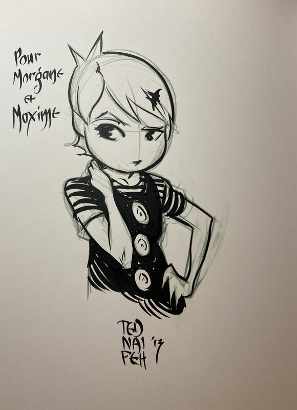 Courtney Crumrin T5 by Ted Naifeh - Sketch