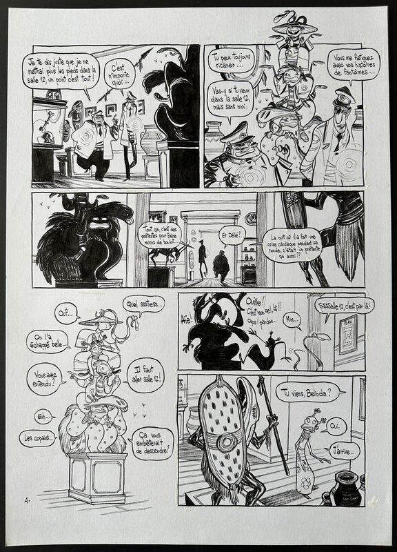 Cyril Pedrosa, David Chauvel, Ruby, Brigade Fantôme - Ribambelle pour une poubelle - Comic Strip