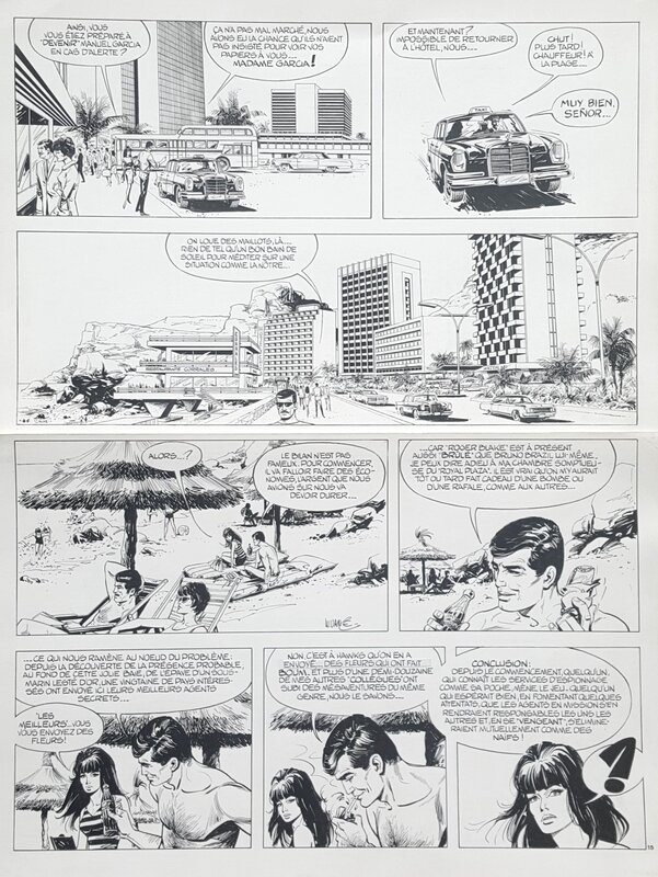 William Vance, Greg, Bruno Brazil – Tome#1 – Le requin qui mourut deux fois - Comic Strip