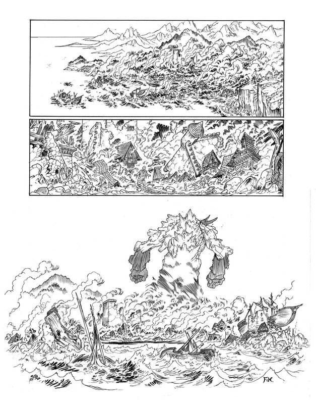 For sale - Elfes t18 p53 by Stéphane Bileau - Comic Strip