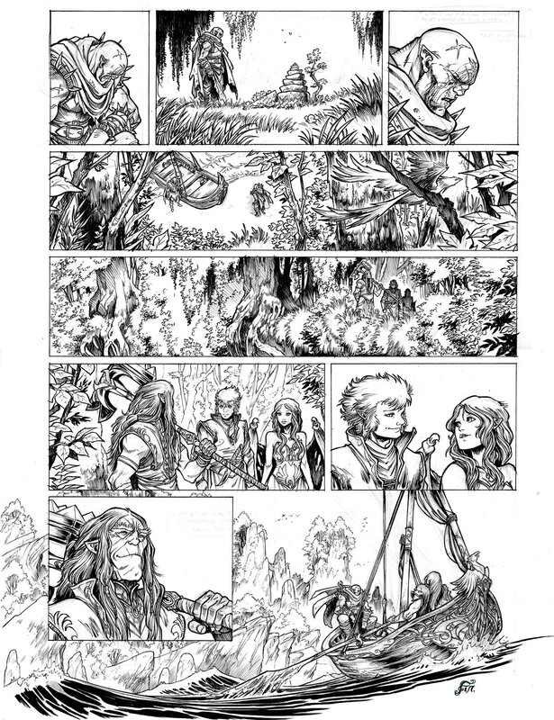 For sale - Stéphane Bileau, Elfes tome 28 - page 50 - Comic Strip