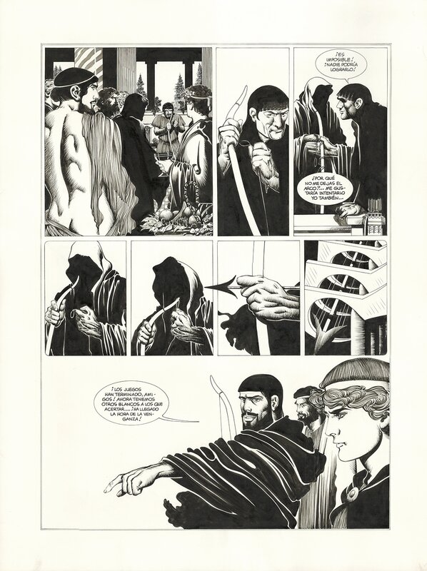 For sale - José María Martín Sauri, L'odyssée 62, dernière page d'épisode - Comic Strip