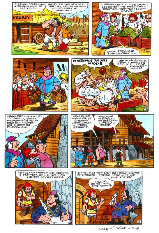 Maciej Mazur, Janusz Christa, Kayko et Kokosh - Procès avec Daymiech / Rozprawa z Dajmiechem - Comic Strip