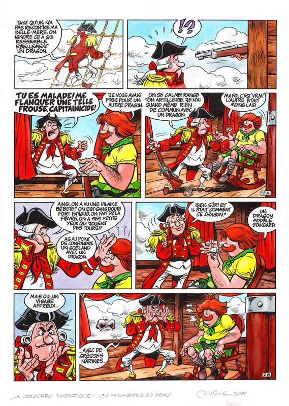 For sale - Maciej Mazur, Grzegorz Rosinski, Mythic, La croisière fantastique Tome 3 , page 2 - Comic Strip