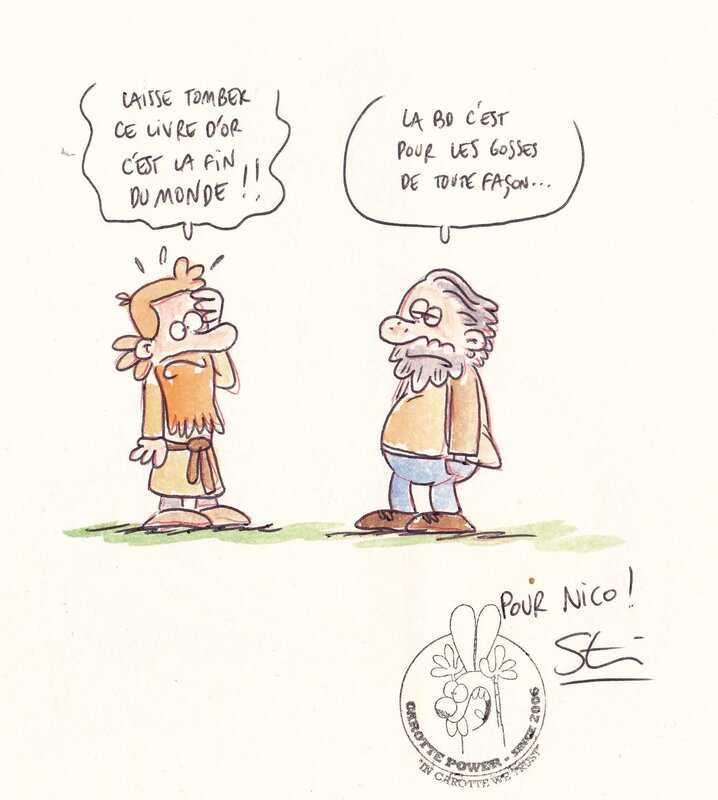 La fin du monde par Sti - Dédicace