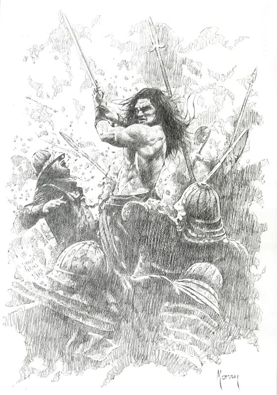 For sale - Conan le Barbare by Maren Pérez-Clemente - Original Illustration