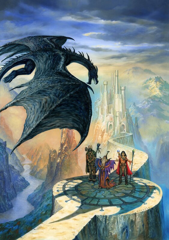 En vente - Dragon Callers par Ciruelo Cabral - Illustration originale