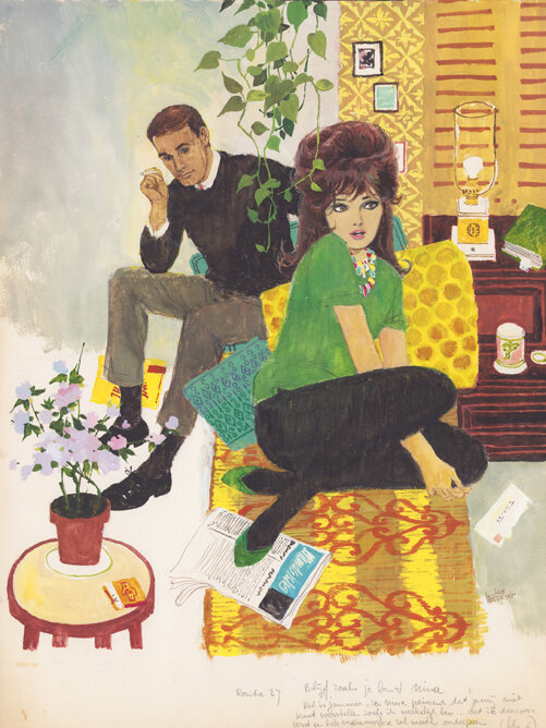 Jan Wesseling | 1963 | Rosita 27: Blijf zoals je bent Min - Original Illustration