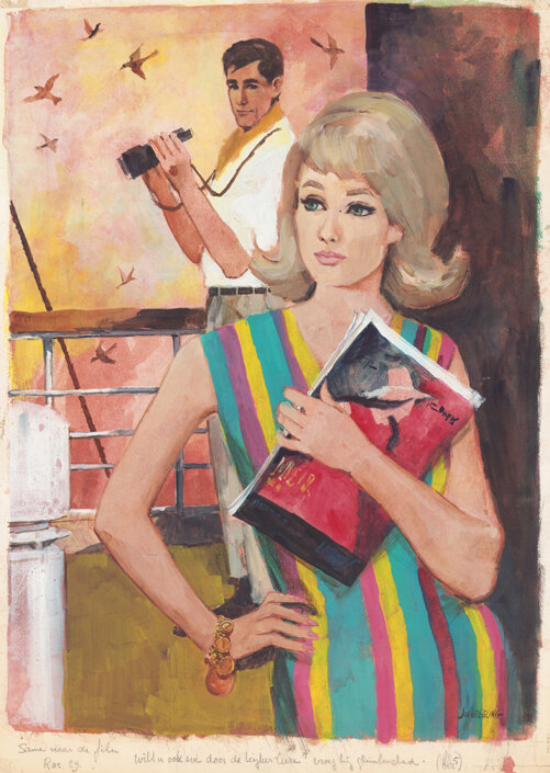 Jan Wesseling | 1964 | Rosita 29: Samen naar de film - Illustration originale