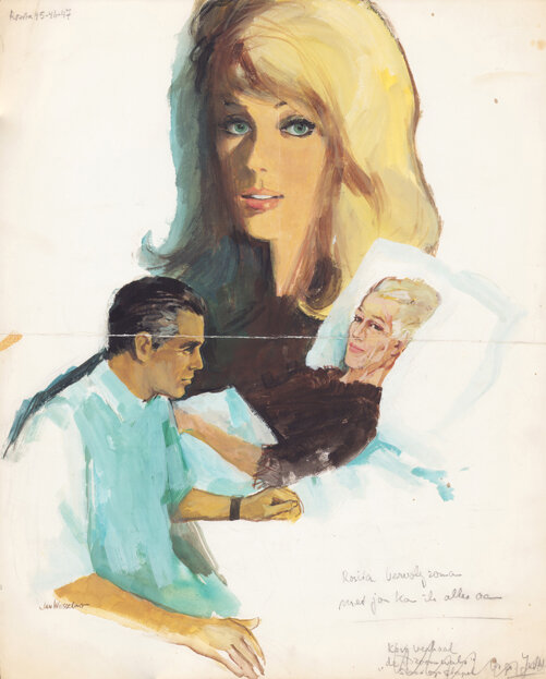 Jan Wesseling | 1964 | Rosita 45-47: Met jou kan ik alles aan - Original Illustration