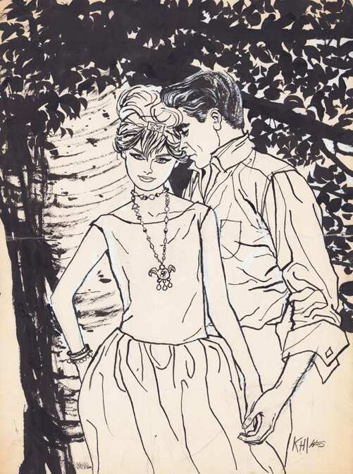 Jan Wesseling & Thé Tjong-Khing (KhiWes) | 196? | Rosita 13: Het kwam allemaal door de lente - Illustration originale