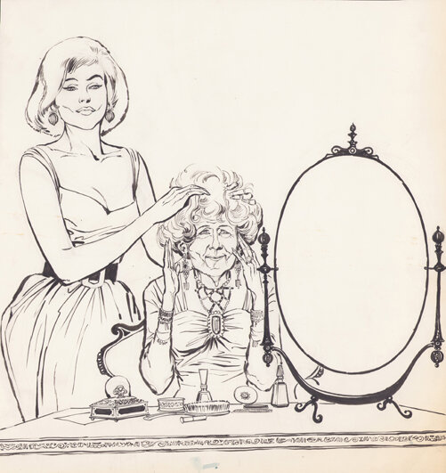 Jan Wesseling & Thé Tjong-Khing (KhiWes) | 196? | Rosita: - Illustration originale