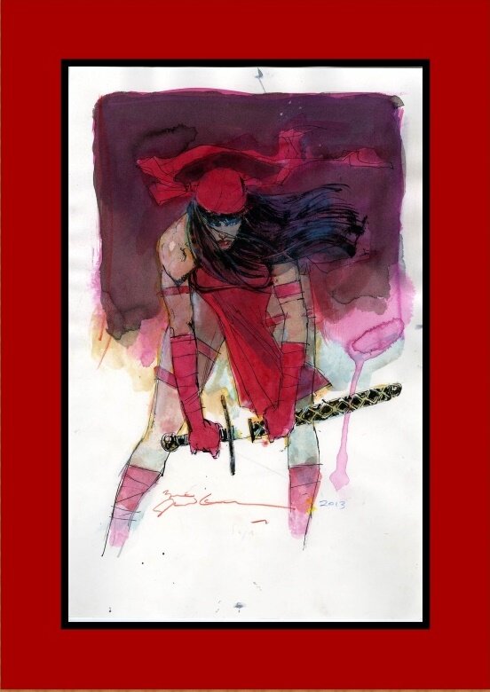 ELEKTRA par Bill Sienkiewicz - Planche originale