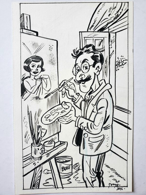 inconnu, illustration originale - Original Illustration