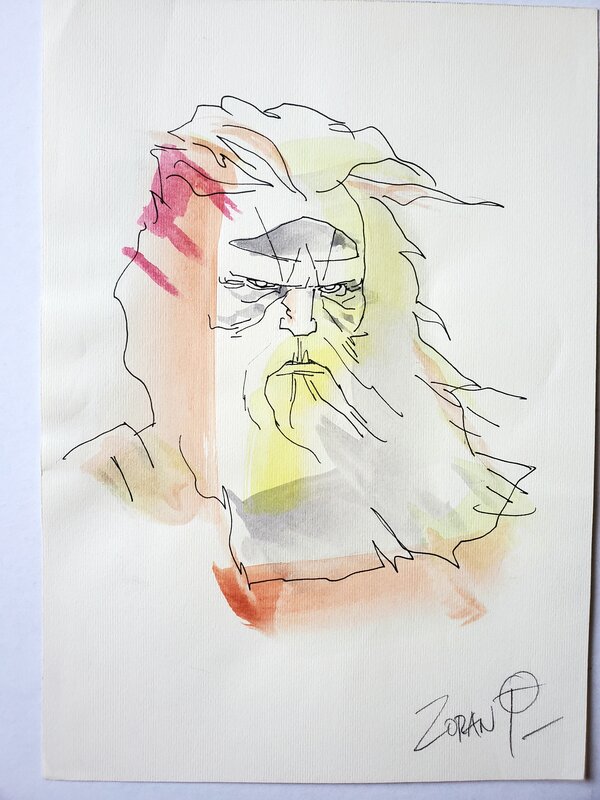 Zoran Ot, illustration originale - Dédicace