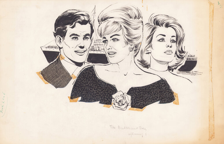 Jan Wesseling & Thé Tjong-Khing (KhiWes) | 1960 | Rosita 04: The butternut tree - Illustration originale